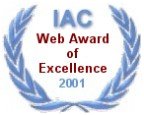 IAC Web Award of Excellence 2001